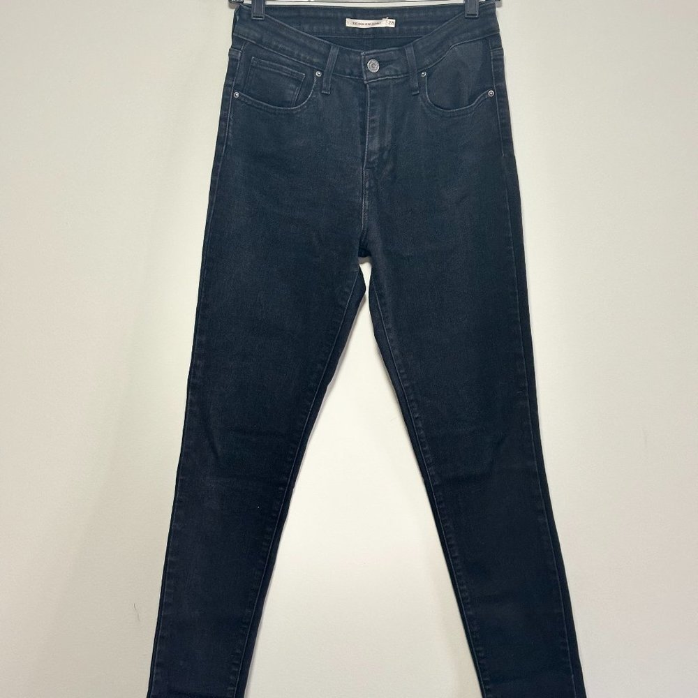 Levi's Super Skinny Black Jeans